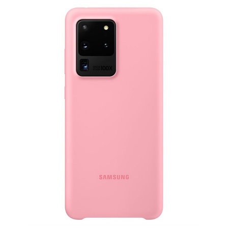 SAMSUNG S20 ULTRA SILICONE COVER PINK