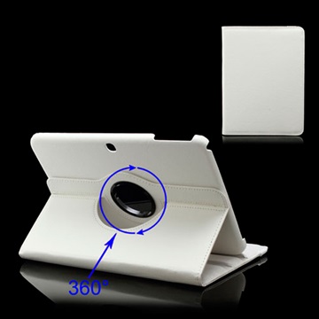Galaxy Tab 3 10.1 360° lædercover – Hvid