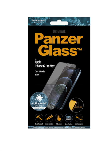 PanzerGlass iPhone 12 Pro Max CF Black