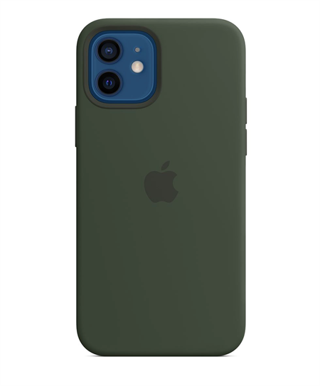 Apple Silikone-etui med MagSafe til iPhone 12 Mini – cyperngrøn