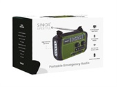 Sinox Bluetooth nødradio. Grøn