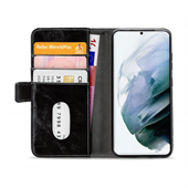 Elite Gelly Wallet Book Samsung S21+ Black