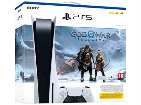 PlayStation 5 Disc Edition 825GB - God of War