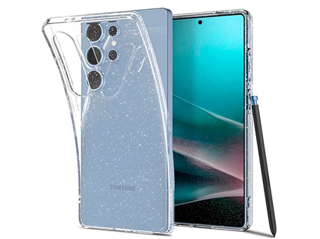 Liquid Crystal Glitter Crystal Quartz S25 Ultra