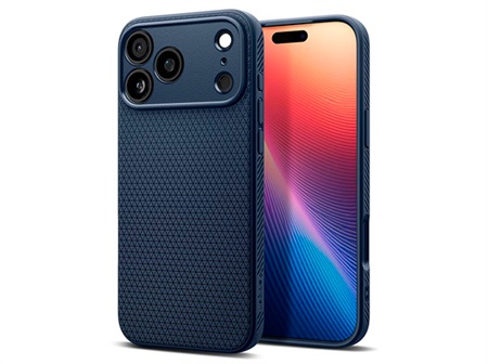 Spigen Liquid Air, navy blue iPhone 17 Pro