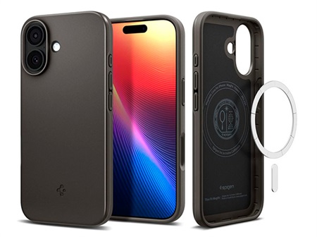 Spigen Thin Fit MagSafe, gunmetal iPhone 17