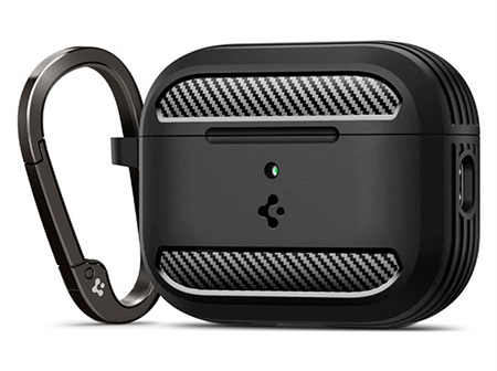 Spigen Rugged Armor, matte black AirPods Pro 3