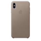 Apple Leather Case Taupe til iPhone XS Max
