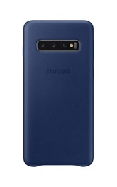 Samsung Galaxy S10 Leather Cover - Navy
