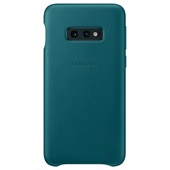 Samsung Galaxy S10e Leather Cover - Green
