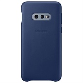 Samsung Galaxy S10e Leather Cover - Navy
